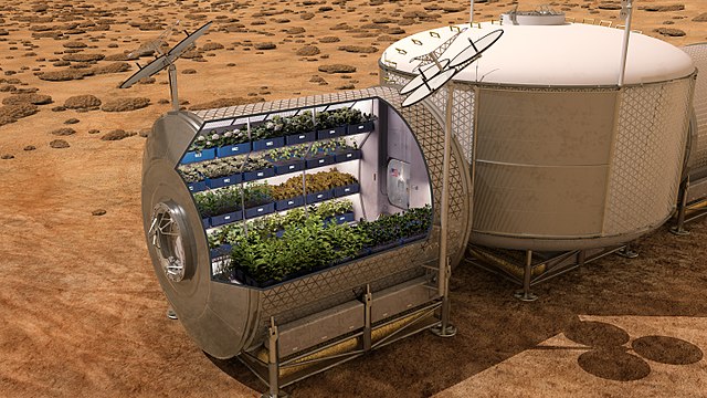 الزراعة على المريخ
